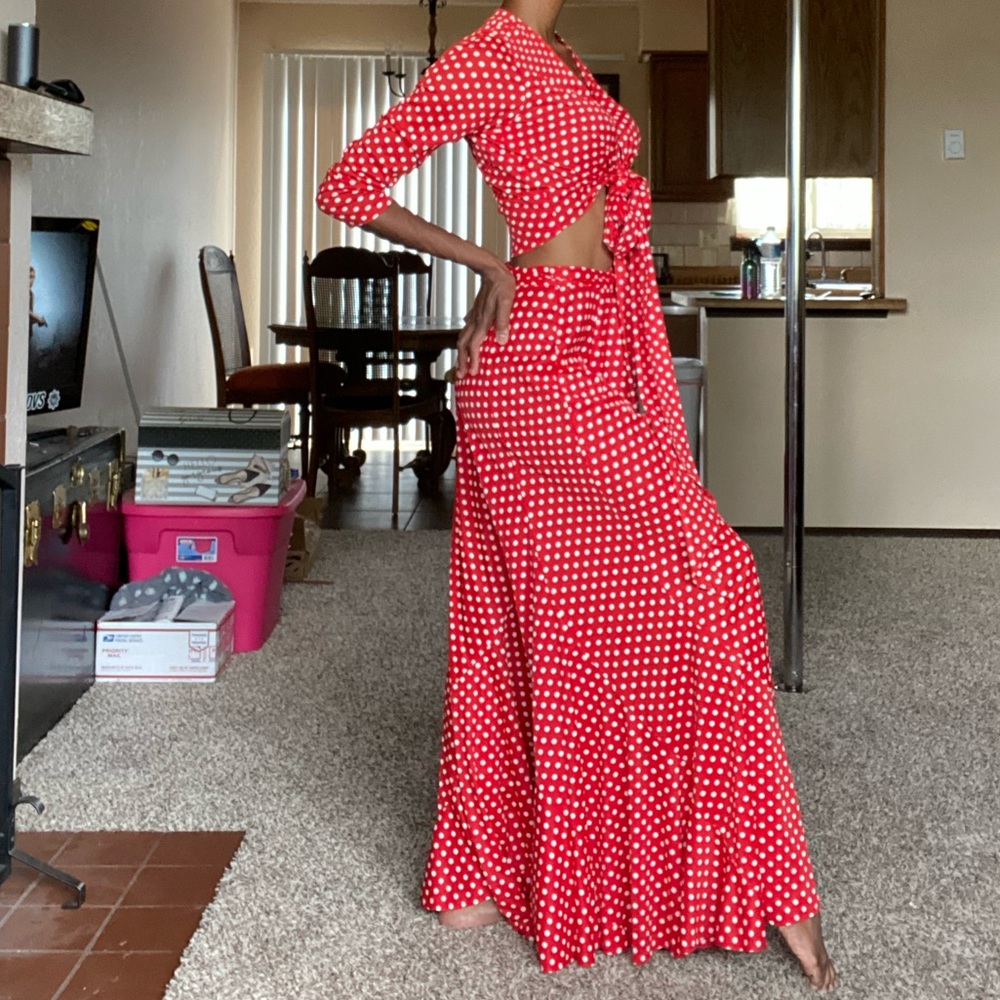 Vintage Lillie Rubin Polka Dot Co-Ord